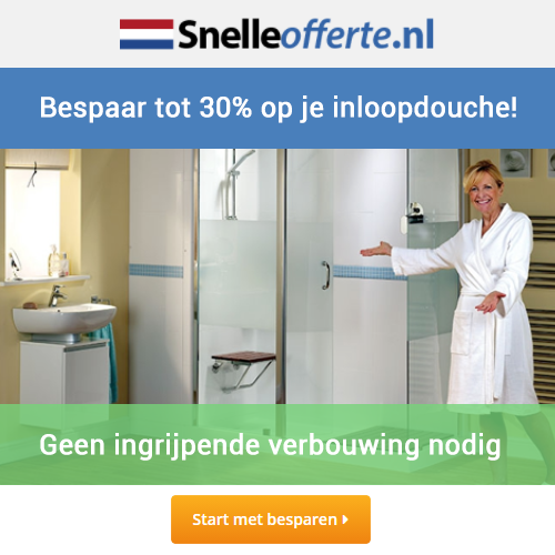 Gratis Inloopdouche offerte aanvragen